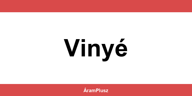 E.ON ügyfélszolgálat Vinyé telefonszáma